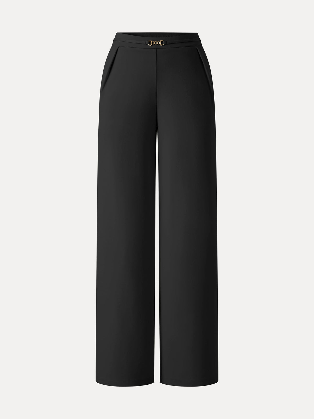 Ponte High-Rise Wide-Leg Pants with Pockets — original photo 13