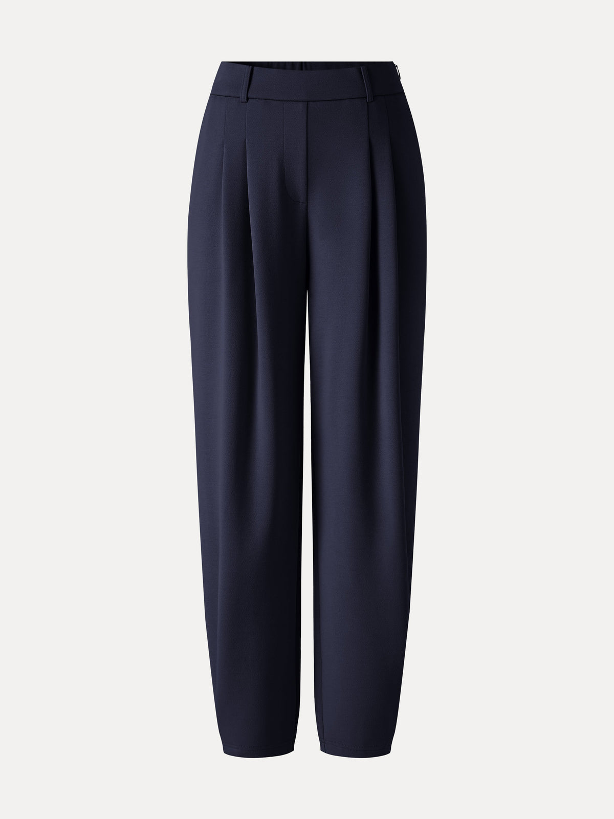Petite Stretch Ponte High-Rise Ankle Tapered Tuck Pants with Pockets — original photo 7