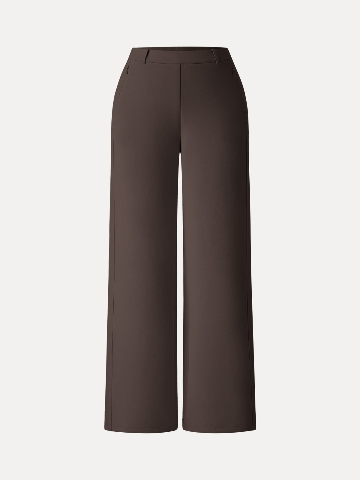 Stretch Cotton Blend Slimming High Rise Wide Leg Pants — original photo 7