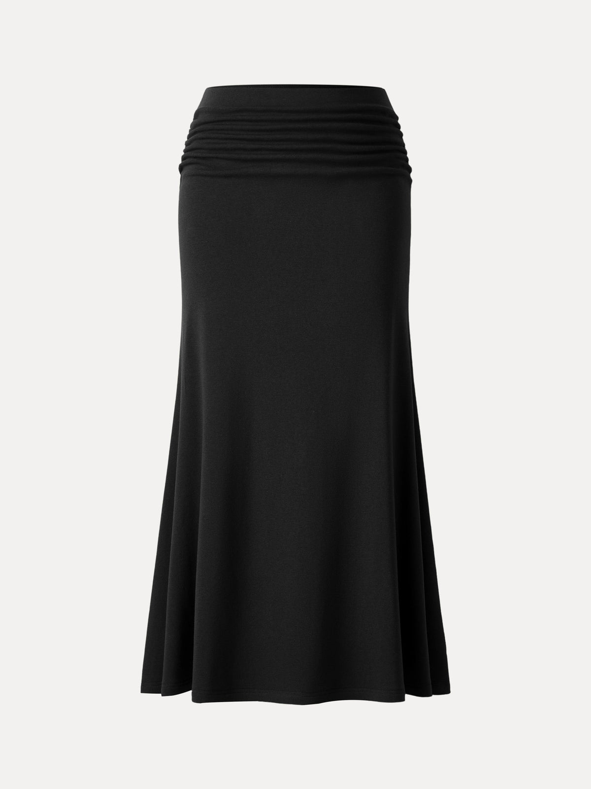 Prowarm Mid-Rise Ruched Flared Midi Skirt — original photo 11