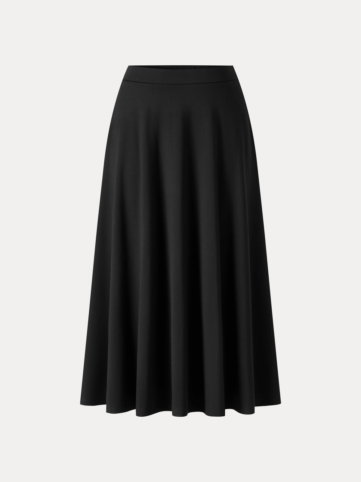 Office Staple Ponte High-Rise Circle Midi Skirt with Pockets — original photo 10