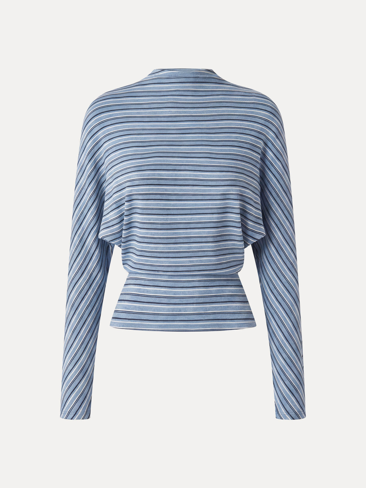 ProWarm Stripe Mock Neck Batwing Sleeve Top — original photo 7