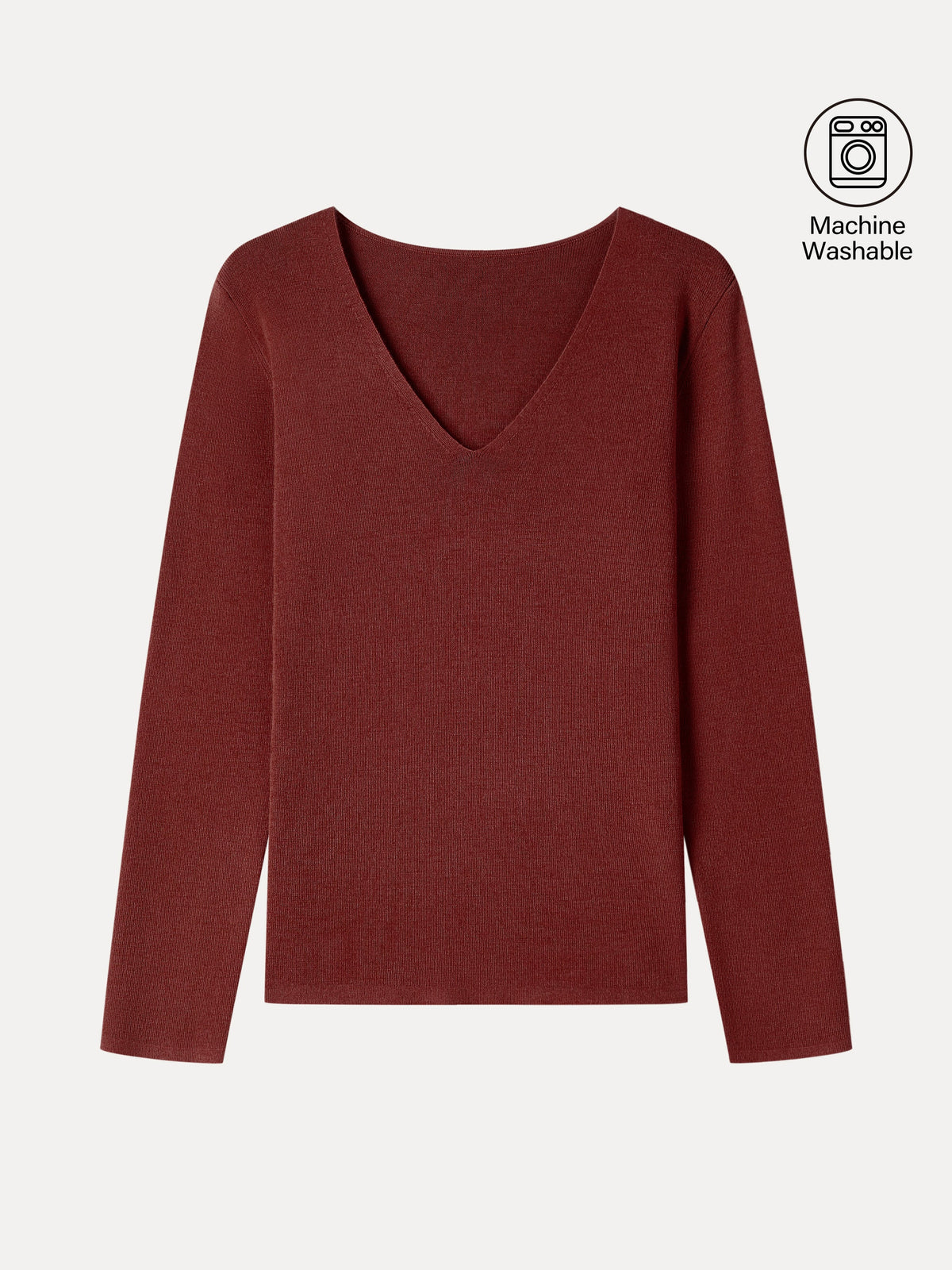The Everyday V-Neck Merino-Blend Sweater — original photo 14