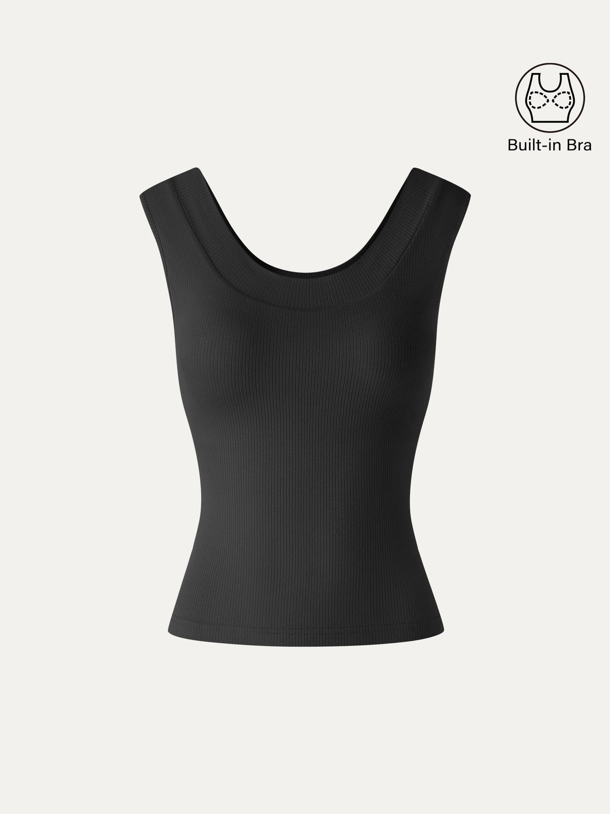 CoolTouch U-Neck Built-In Bra Tank — original photo 11