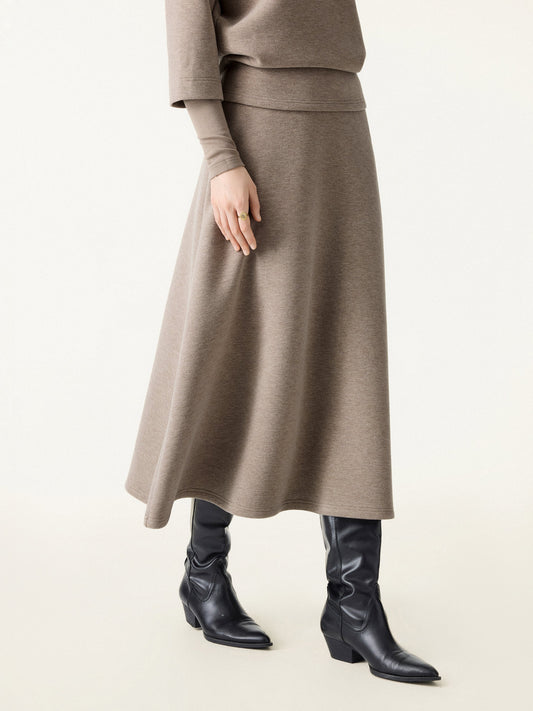 FuzzLuxe Essential Midi A-line Circle Skirt — original photo 1