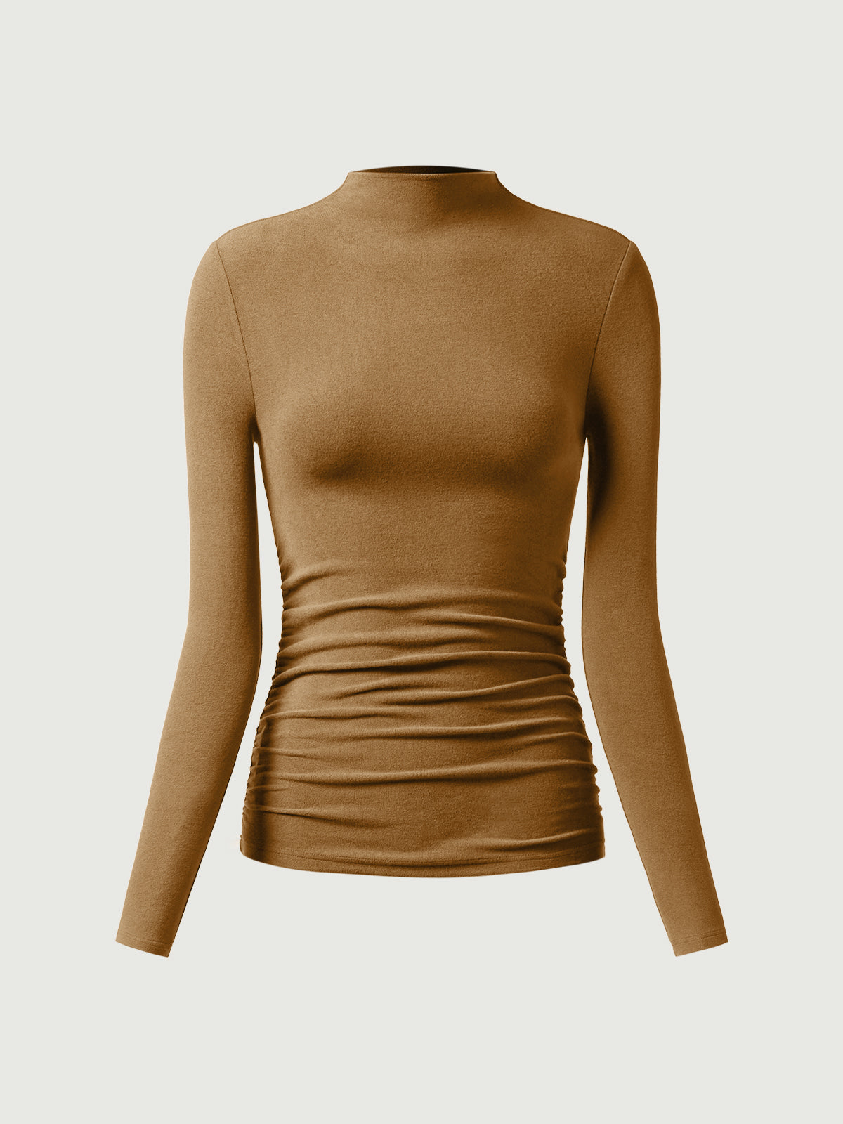 ProWarm Ruched Sides Mockneck Top — original photo 11