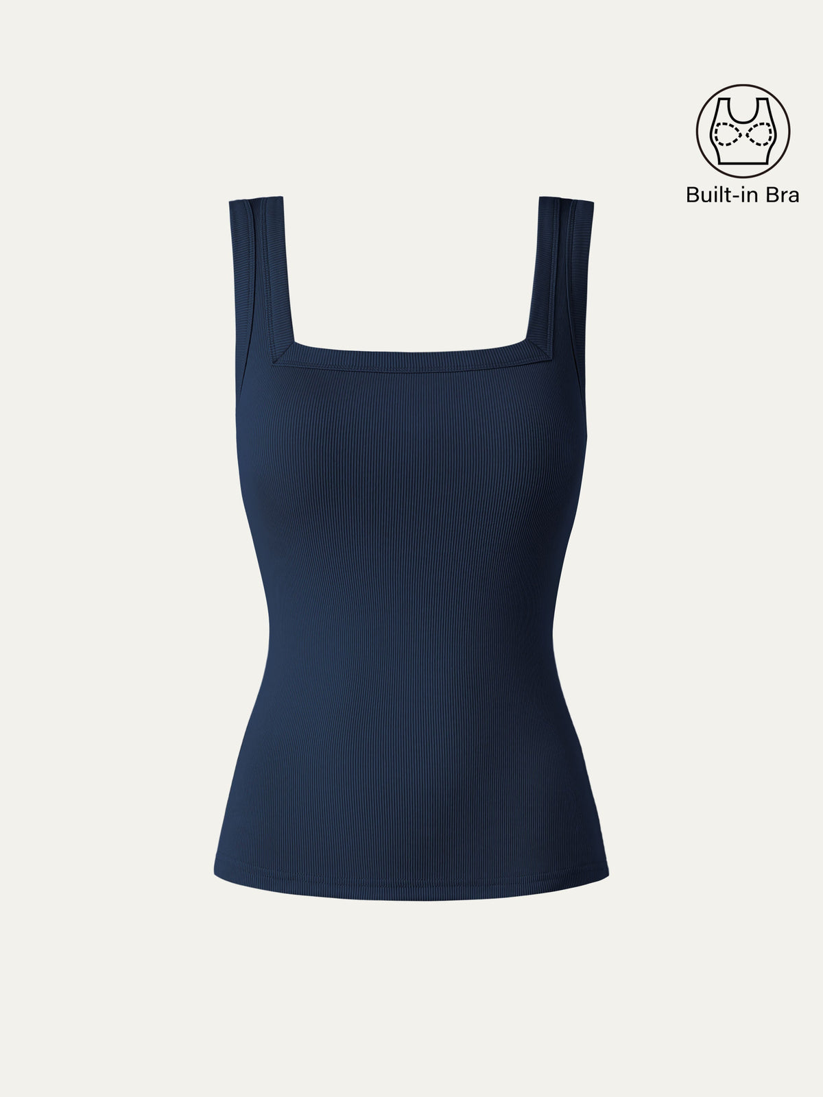 Slinky Square Open-Back Bra Tank Top — original photo 10