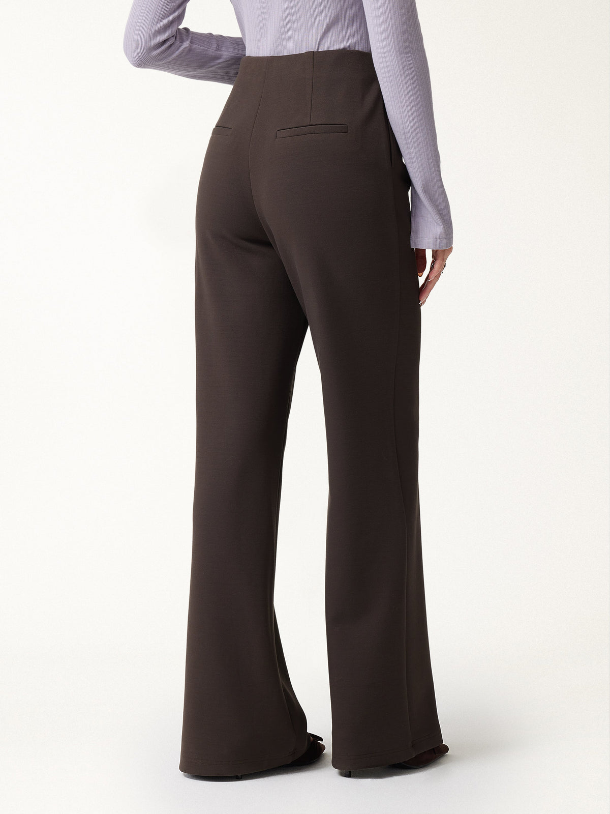 Bamboo-Blend High-Rise Wide-Leg Pants with Pockets — original photo 5
