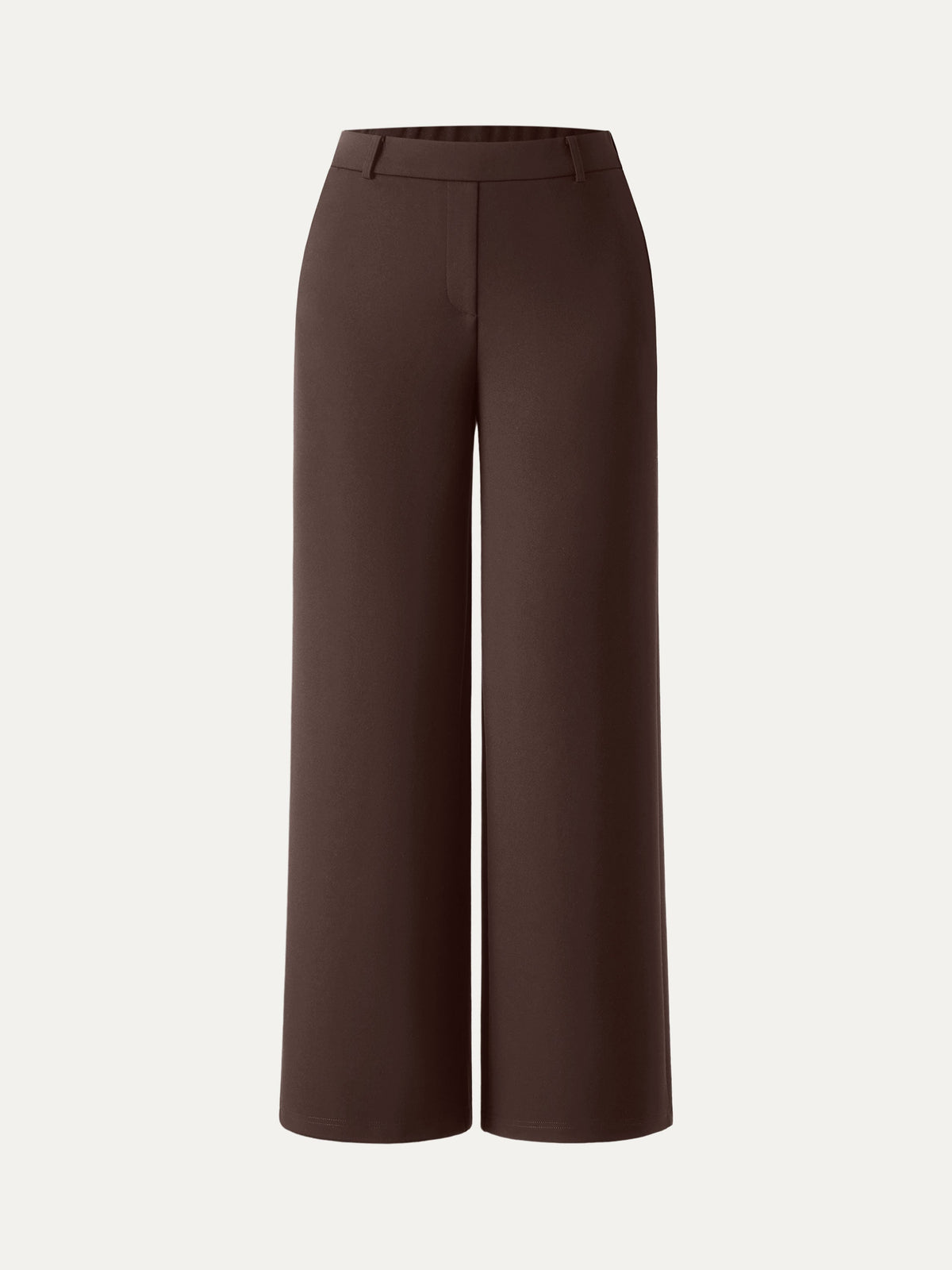 Ponte Mid-Rise Wide-Leg Pants with Pockets — original photo 7