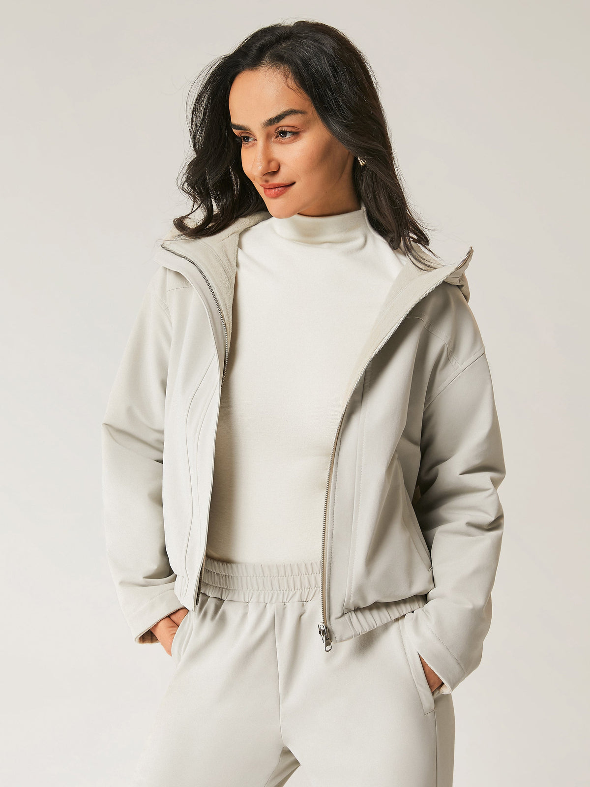 Water-Proof Fleece Reversable Hooded Jacket — original photo 6