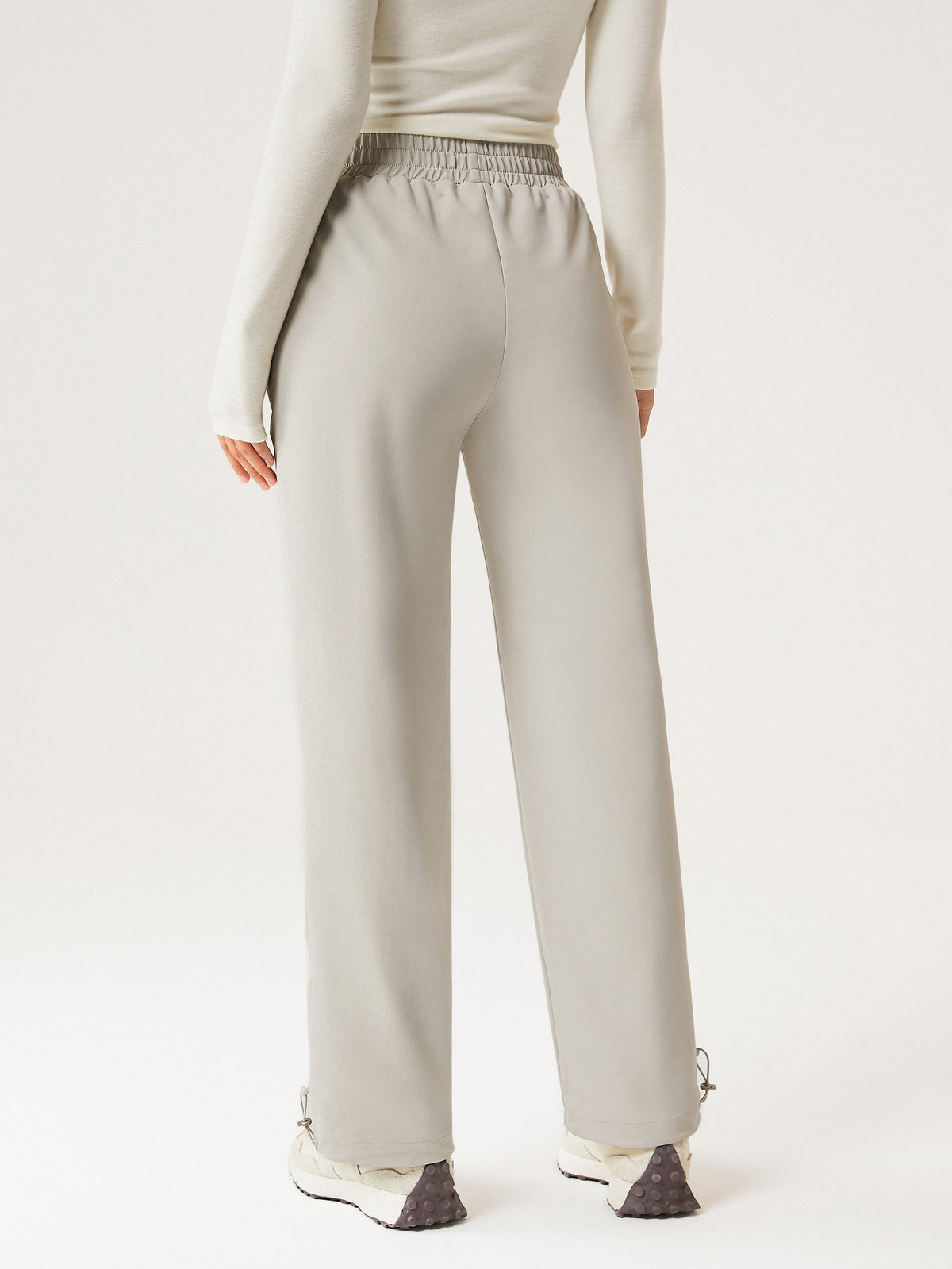 2Pcs Set Fleece Reversable Hooded Jacket & Fleece-Lined Elastic Waist Pants — original photo 6
