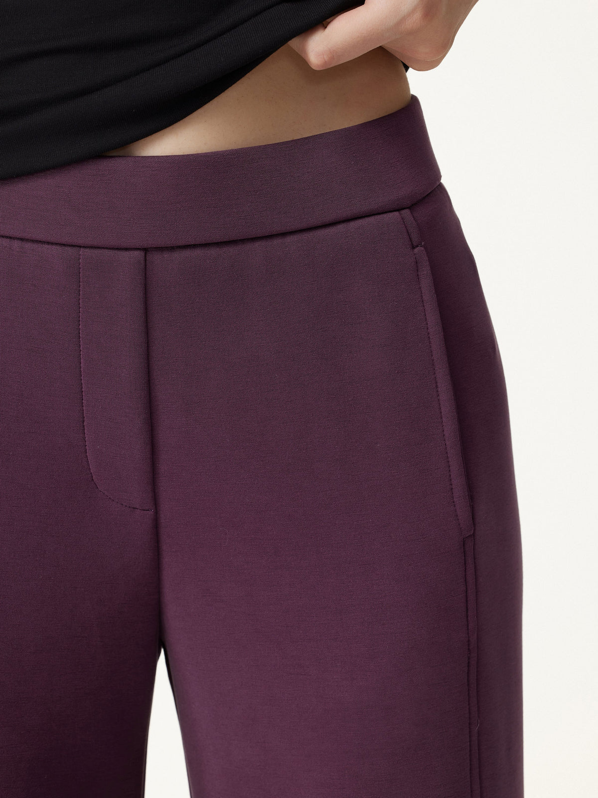 ProWarm Stretch Ponte High-Rise Straight-Leg Pants with Pockets — original photo 6