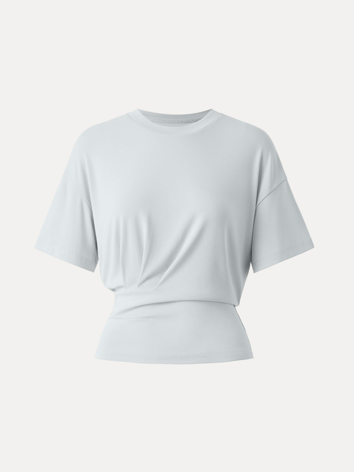 Crewneck Short Sleeve Tucked Tee — original photo 8