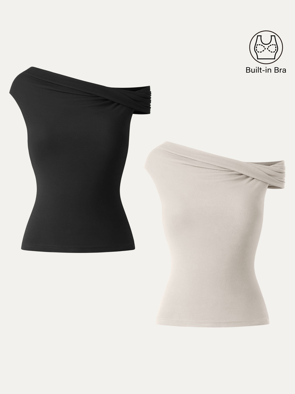 Multi-wear Versatile Necklines Built-In Bra Top — original photo 21