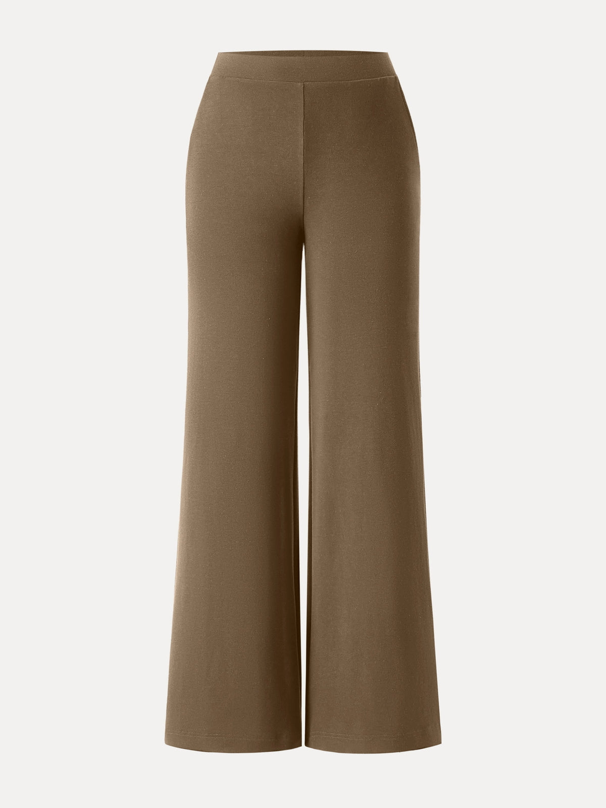 Lyocell Wool Mid Rise Wide Leg Pull-on Pant with Pockets — original photo 14