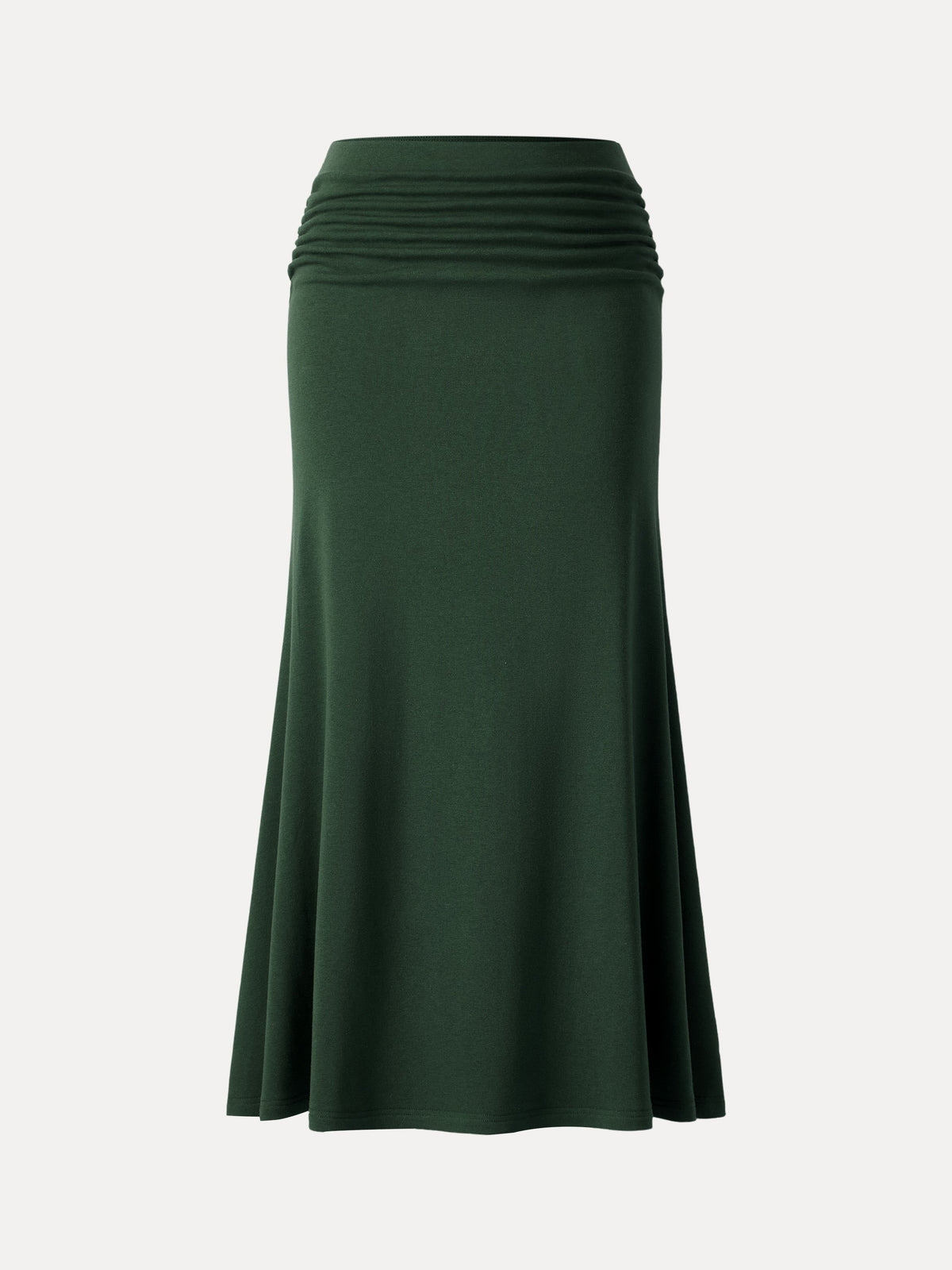 Prowarm Mid-Rise Ruched Flared Midi Skirt — original photo 10
