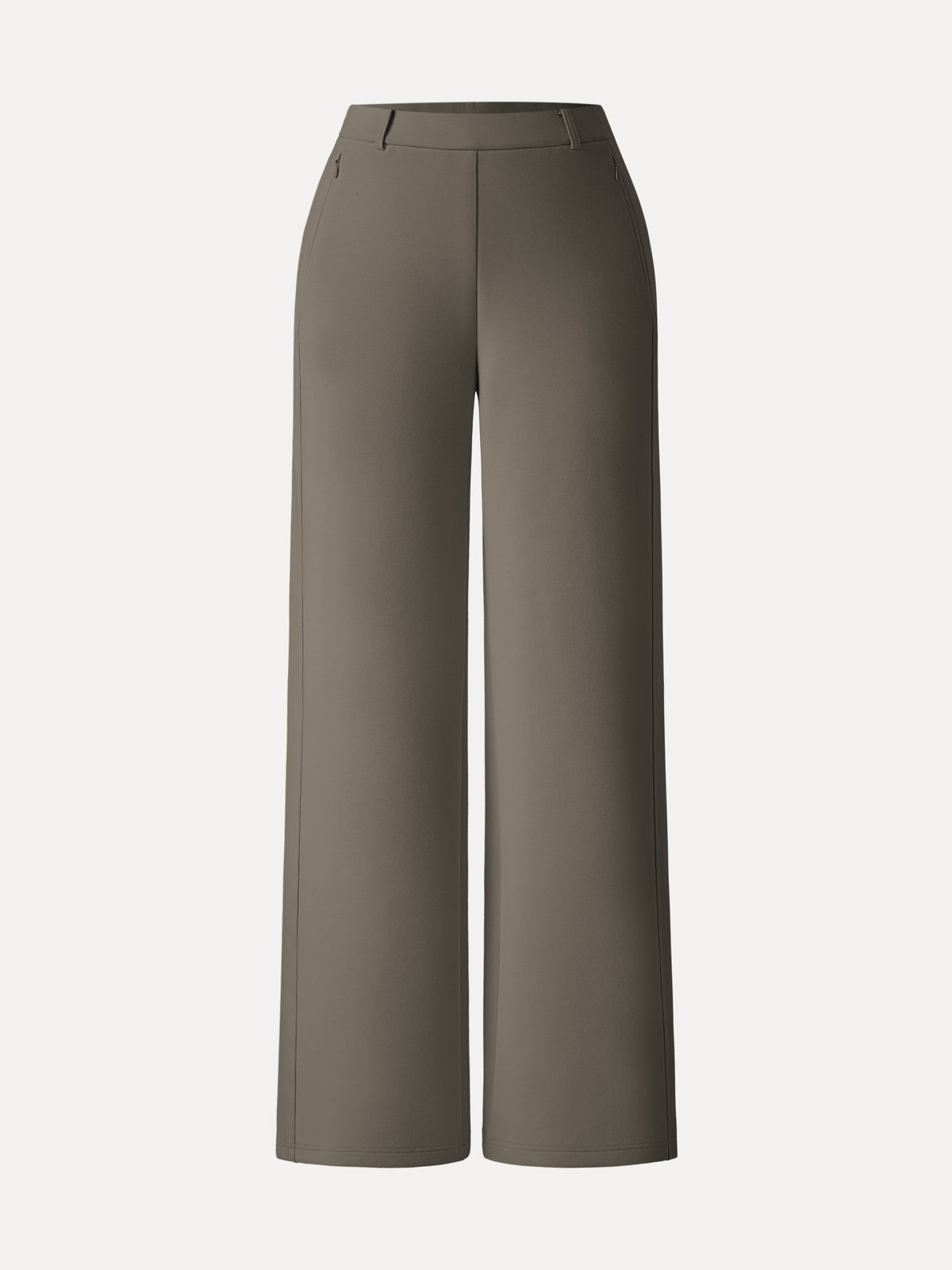 Stretch Cotton Blend Slimming High Rise Wide Leg Pant — original photo 7