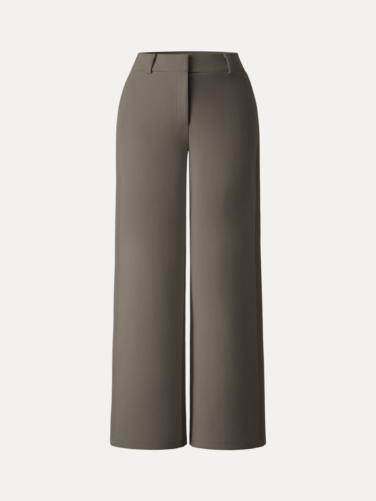 Stretchy Mid Rise Wide Leg Trouser — original photo 10