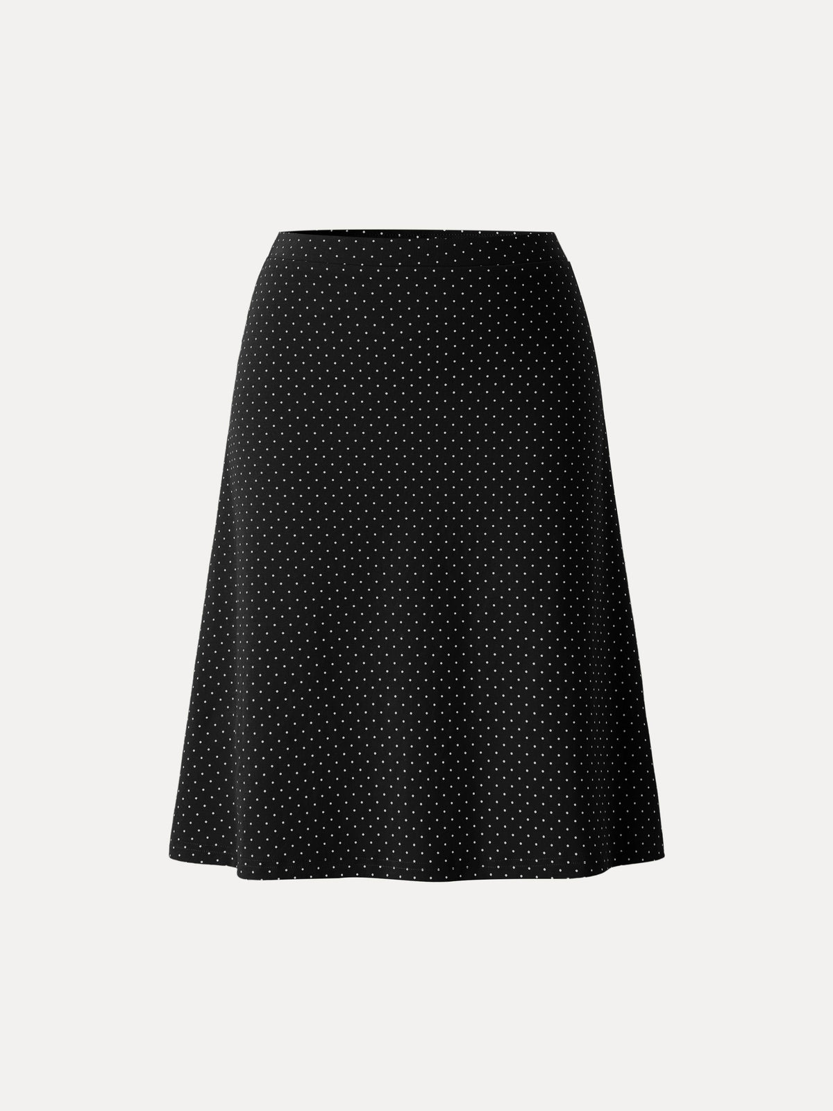 Stretch Cotton Polka Dot A-Line Flare Skirt Limited Edition — original photo 10