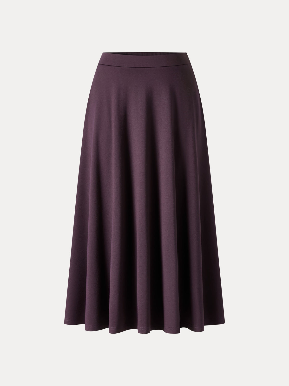 Office Staple Ponte High-Rise Circle Midi Skirt with Pockets — original photo 9