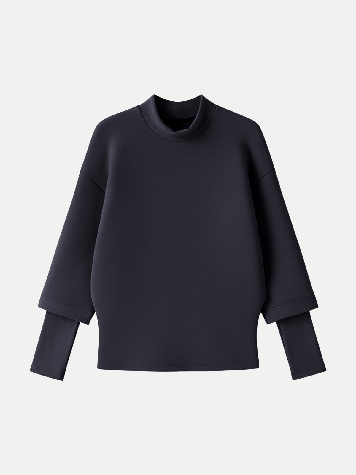 FuzzLuxe Mockneck Sleeve-Warmer Top — original photo 10