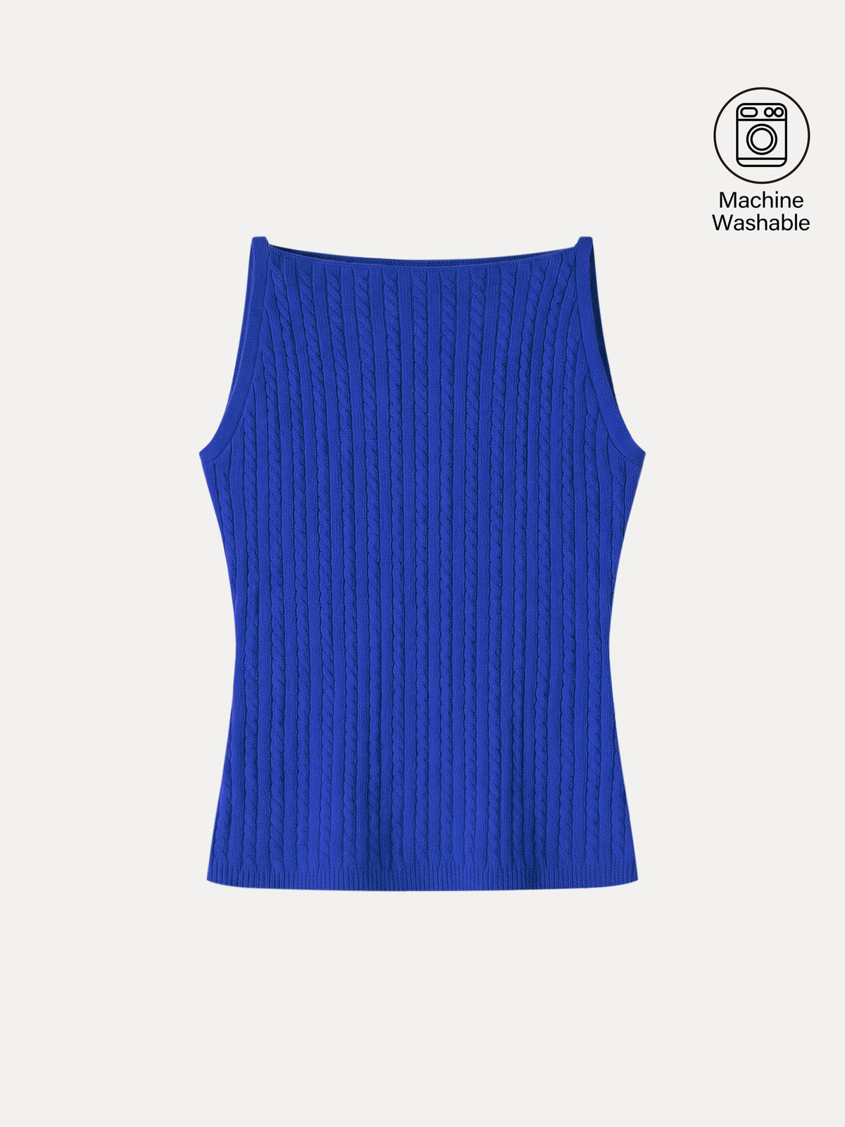 Merino-Blend Sleeveless Cable-Knit Sweater Tank — original photo 13