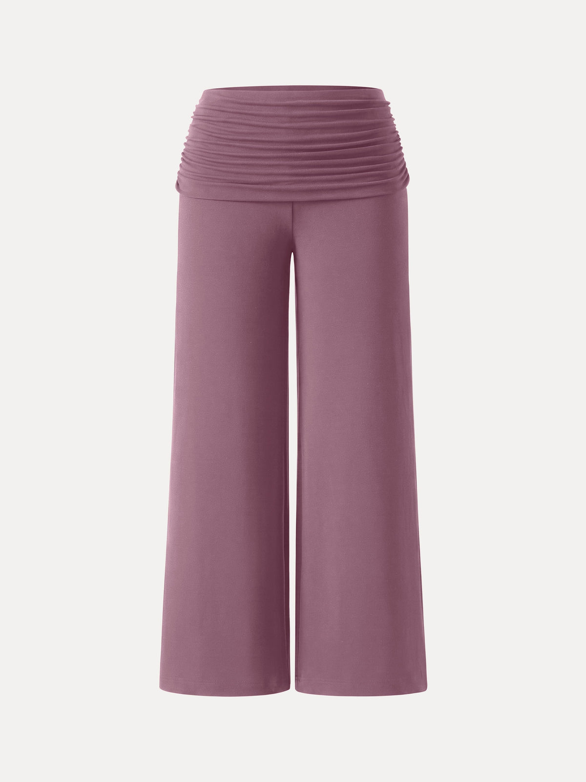 Non-Itchy Wool Blend Drapey Wide Leg Pull-on Pants with Pockets — original photo 7