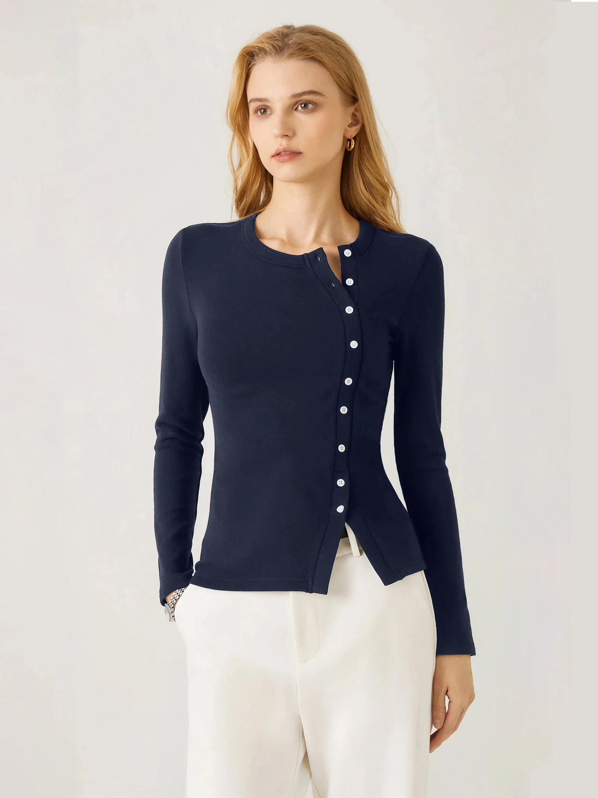 ProWarm Asymmetrical Placket Top — original photo 2