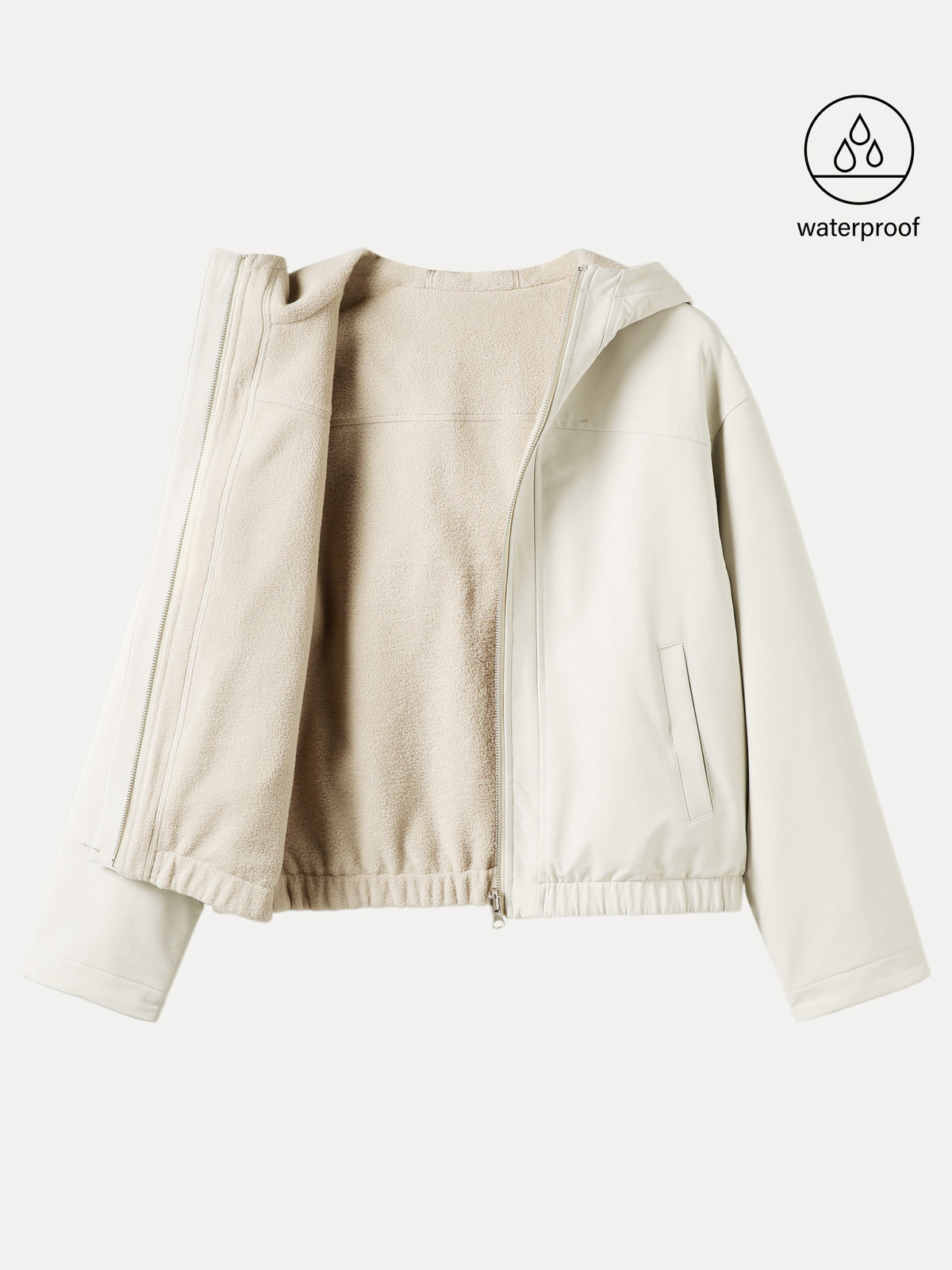 Water-Proof Fleece Reversable Hooded Jacket — original photo 10