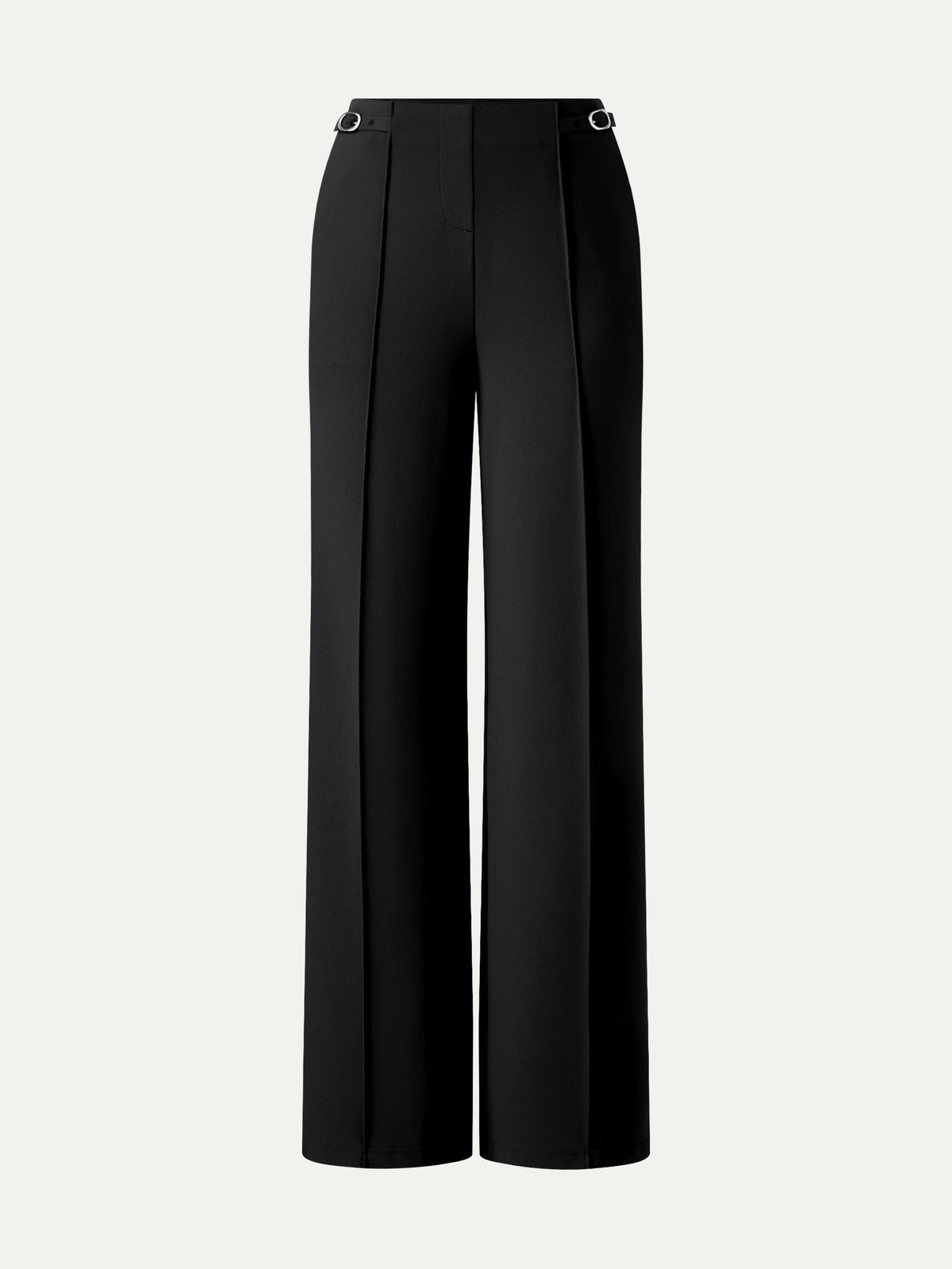 4-Way Stretch Drapey High Rise Wide Leg Ankled Pant — original photo 6