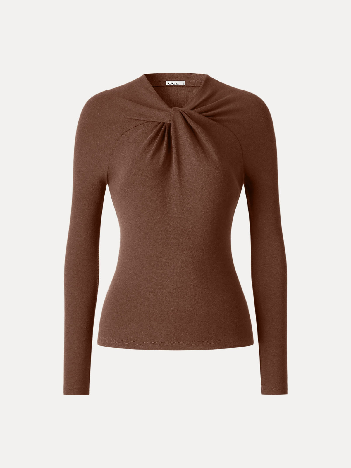 LiteWarm Twisted V-Neck Long Sleeve Top — original photo 10