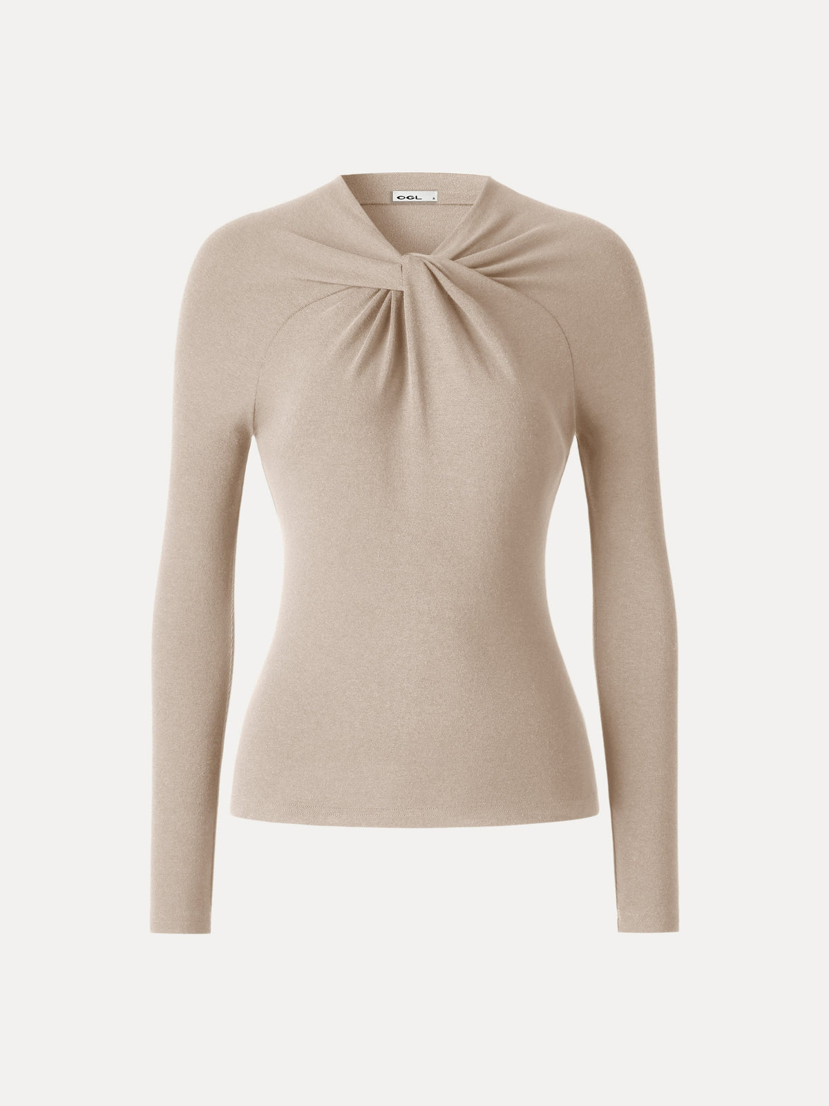 LiteWarm Twisted V-Neck Long Sleeve Top — original photo 8