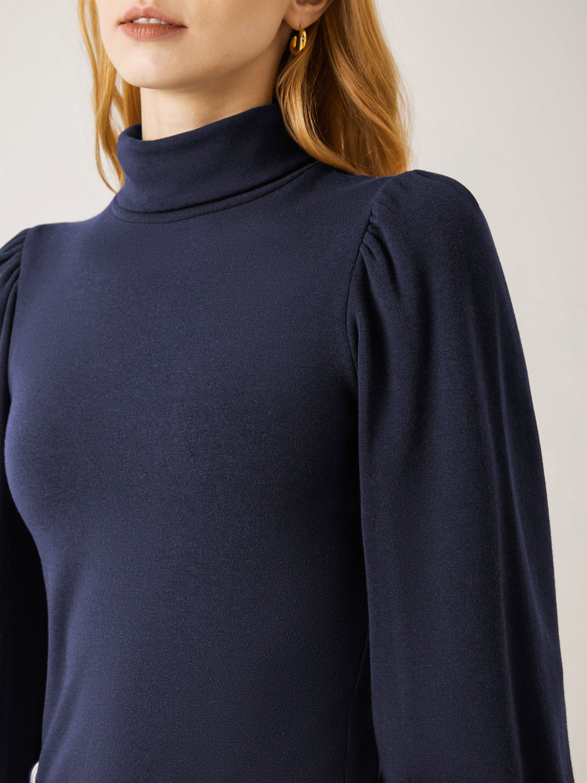 ProWarm Turtleneck Puff Sleeve Top — original photo 7