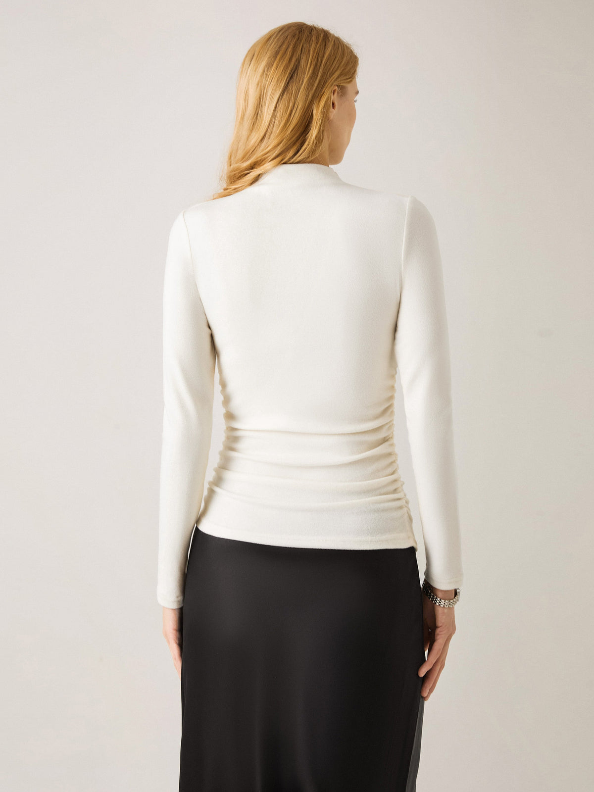 ProWarm Ruched Sides Mockneck Top — original photo 4
