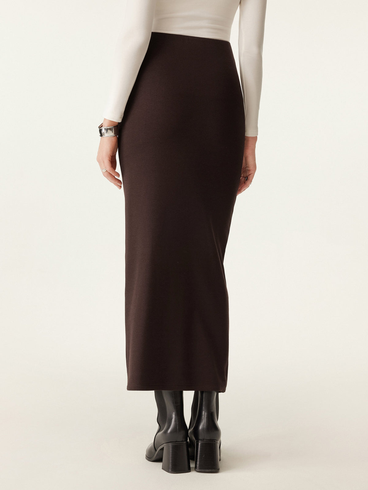 MaxWarm Ruched Side Pencil Maxi Skirt — original photo 10