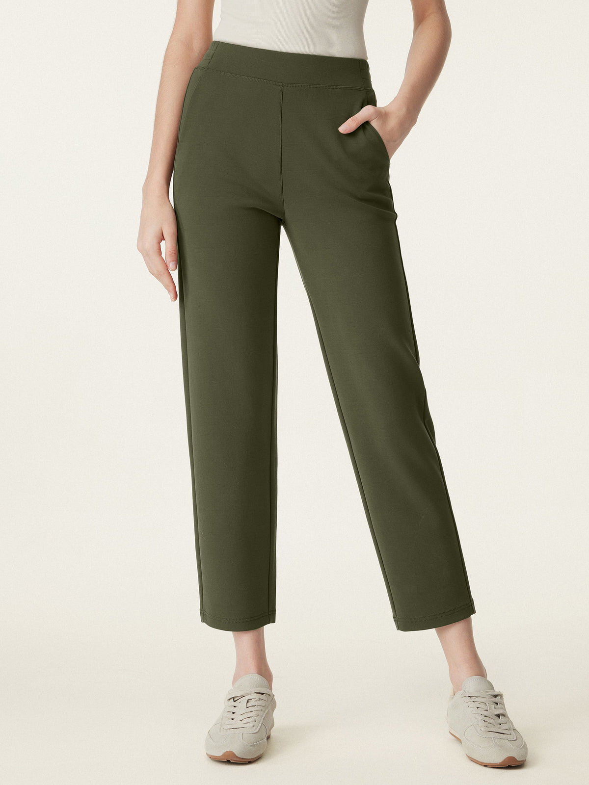 Mid Rise Pull-on Tapered Pant with Pockets — original photo 9