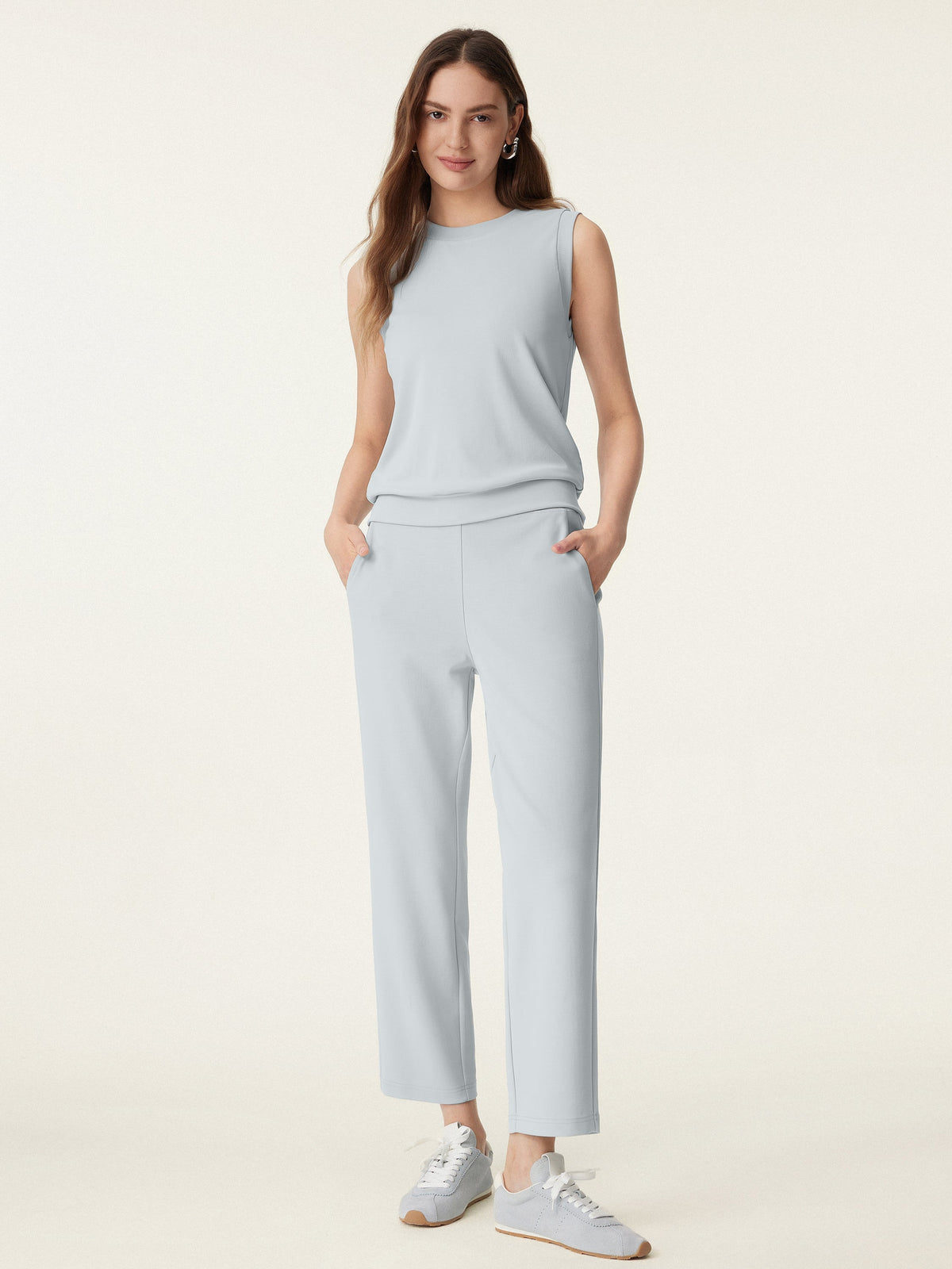 Mid Rise Pull-on Tapered Pant with Pockets — original photo 2