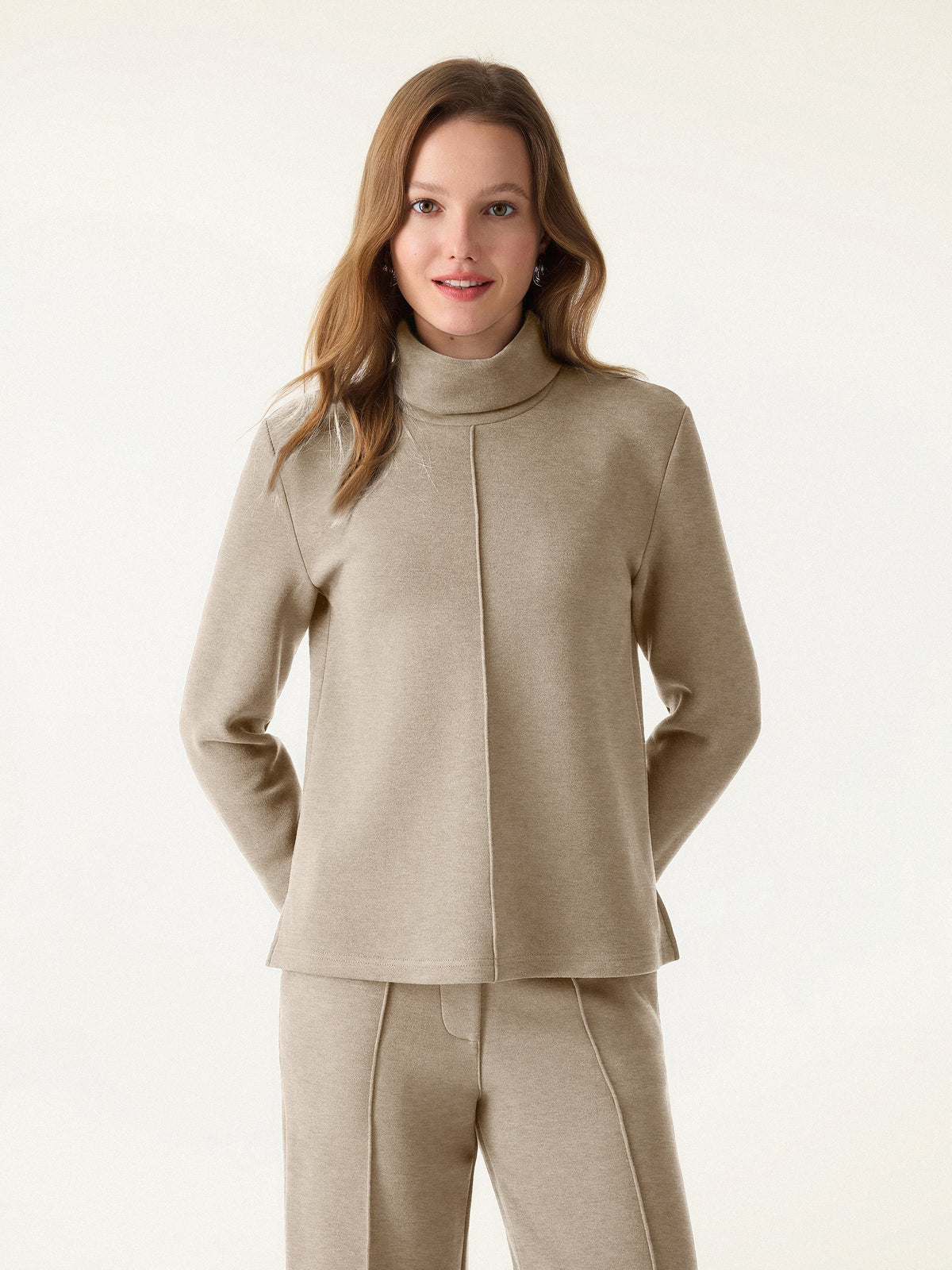 FuzzLuxe Turtleneck Long Sleeve Top — original photo 8