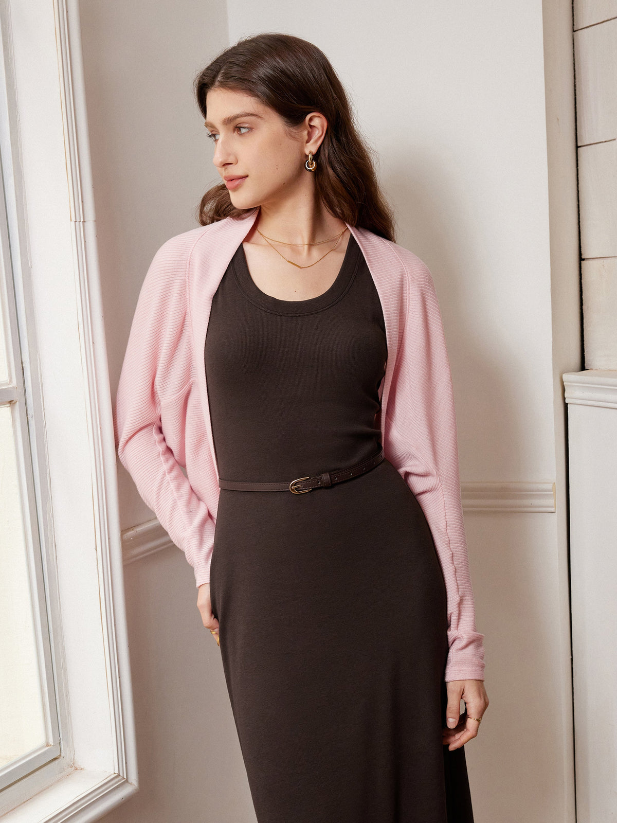 Classic Cozy Knit Shrug Sweater — original photo 3