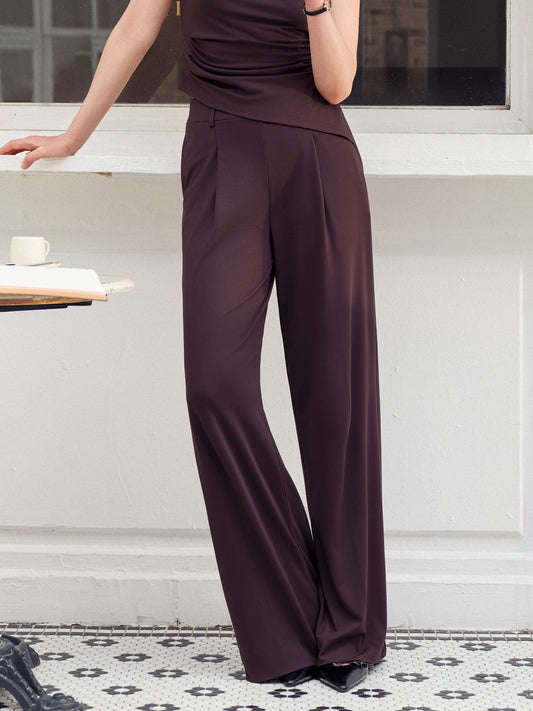 Stretchy Flowy High Rise Wide Leg The Success Pants — original photo 1