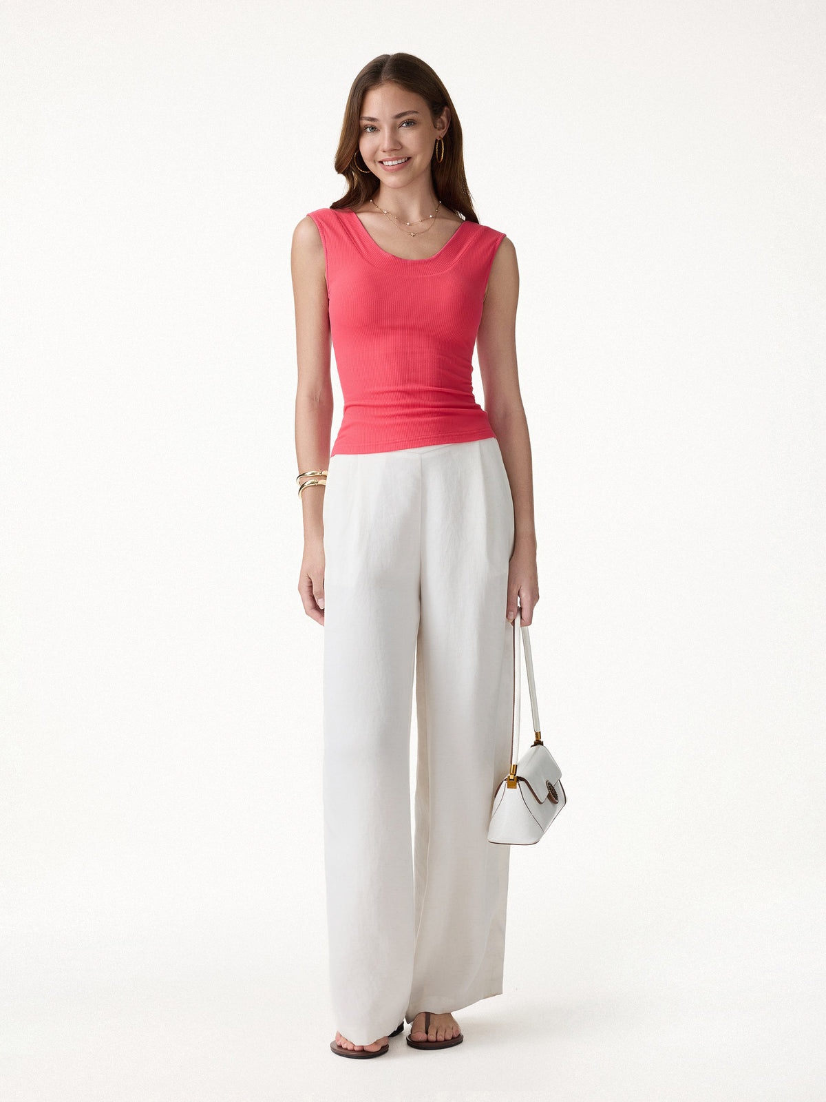 CoolTouch U-Neck Built-In Bra Tank — original photo 3