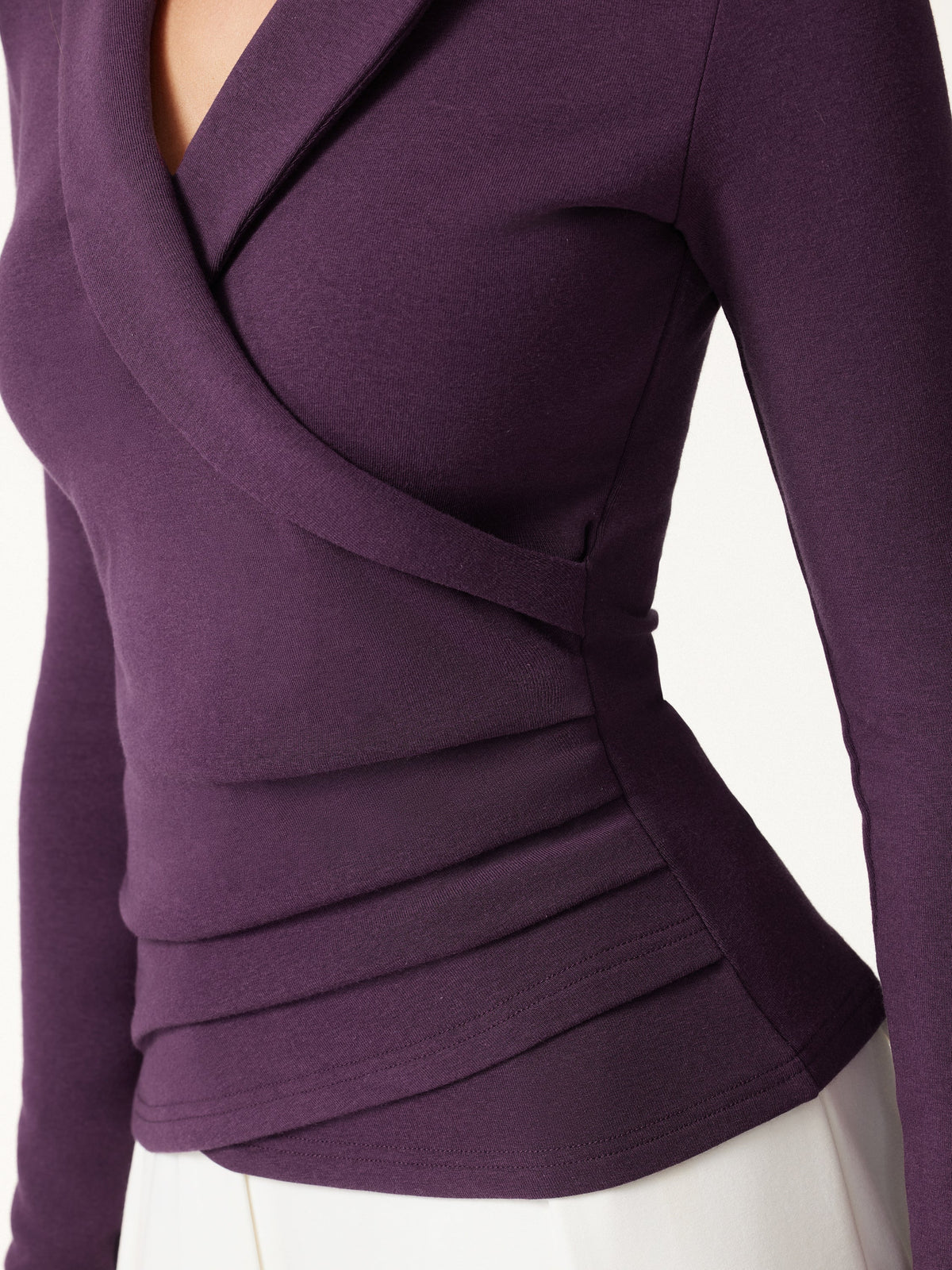 ProWarm Collared Surplice Top — original photo 5