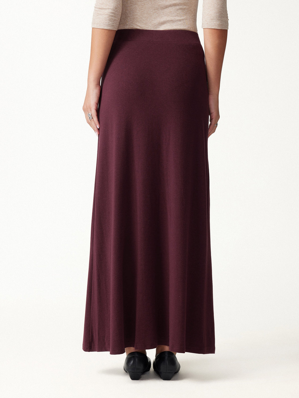LiteWarm High-Rise A-Line Maxi Skirt — original photo 4
