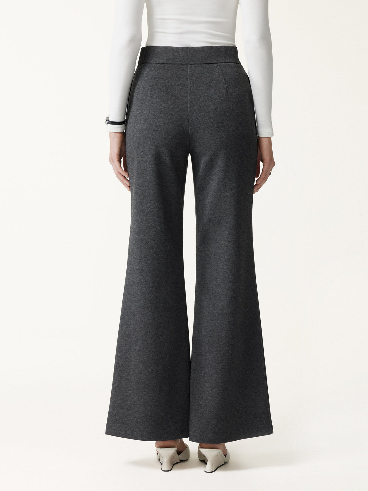 Ponte High-Rise Wide-Leg Pants with Pockets — original photo 6