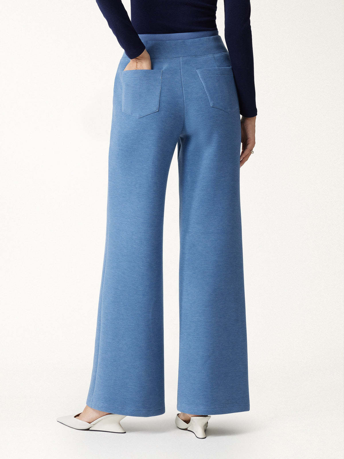 Double Waistband Straight Leg Pants with Pockets — original photo 11