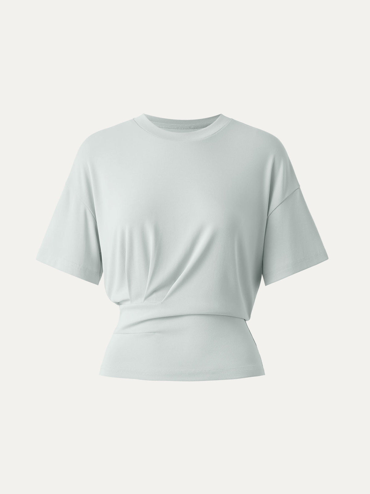 Crewneck Short Sleeve Tucked Tee — original photo 11