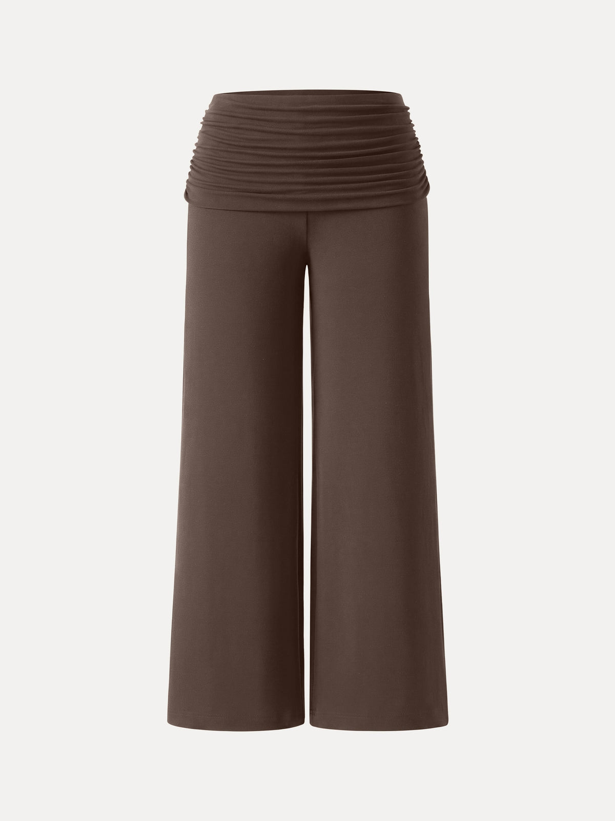 Non-Itchy Wool Blend Drapey Wide Leg Pull-on Pants with Pockets — original photo 18
