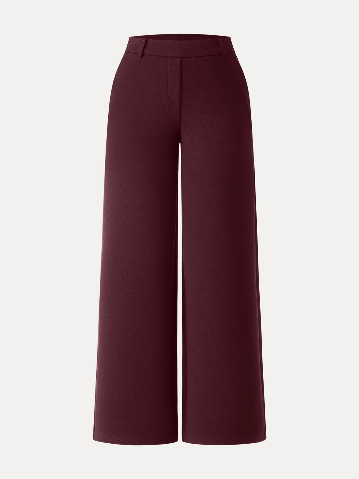 FuzzLuxe Mid-Rise Straight-Leg Pants with Pockets — original photo 17