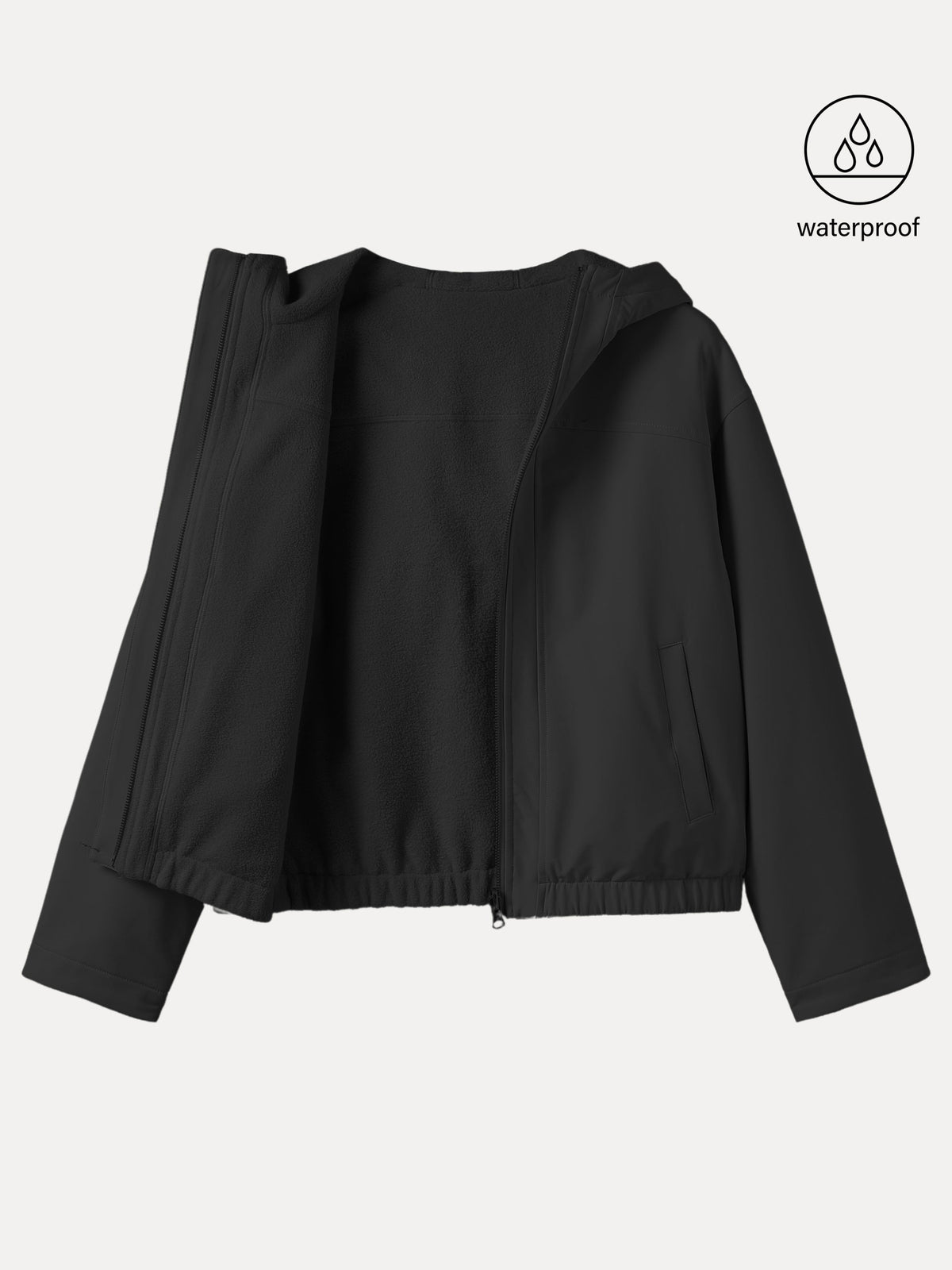 Water-Proof Fleece Reversable Hooded Jacket — original photo 12
