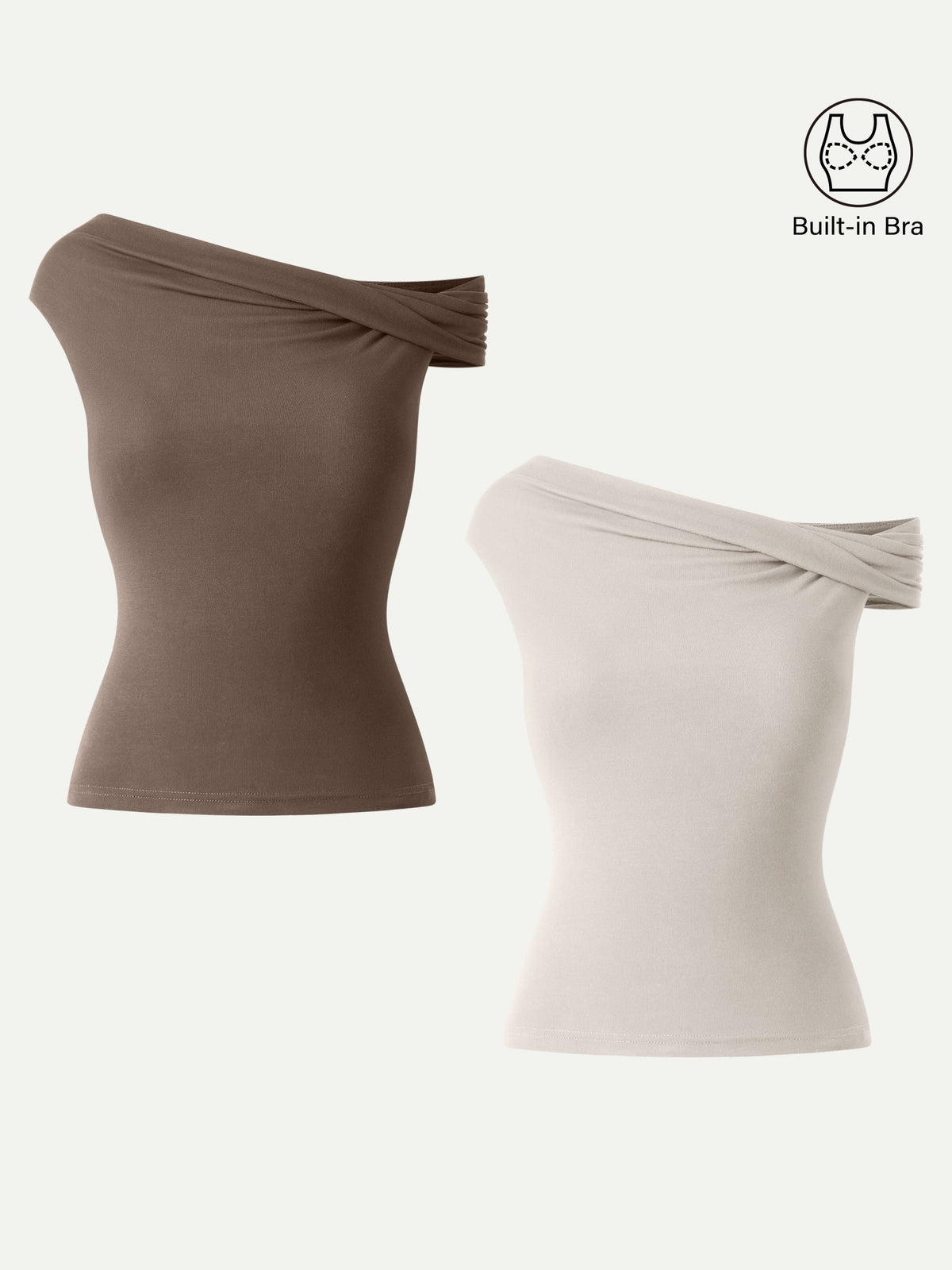 Multi-wear Versatile Necklines Built-In Bra Top — original photo 22